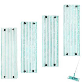4 Pack Microfibre Mop Covers for Leifheit Clean Twist XL Micro Duo - Versatile and High Quality for All Floor Types (XL)