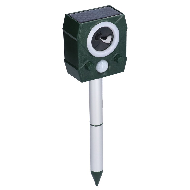 Solar Animal Repeller Smart Ultrasonic Mouse Animal Repellent for Farm