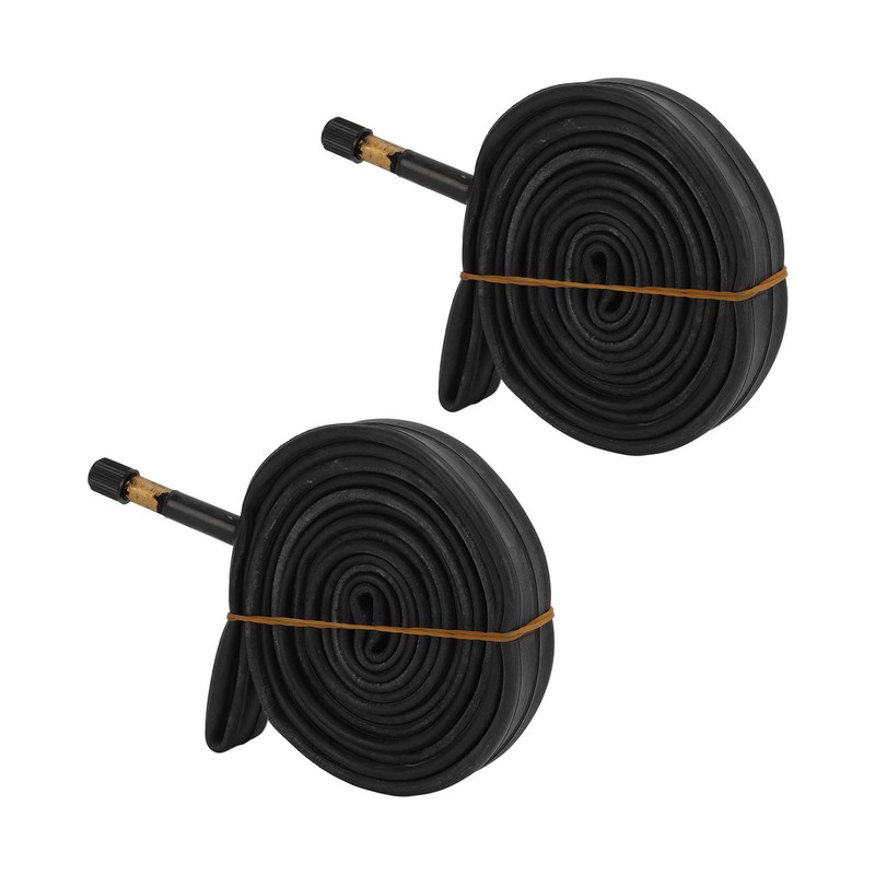 2 Pack 700x23C Bike Inner Tube 48mm Schrader Valve Butyl