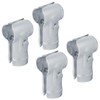 OTTFF 4 Pack 2" (1-7/8" OD) End Rail Clamp T