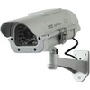 Cop Security 15-CDM15 Solar Powered Fake Dummy Security Camera, Silver