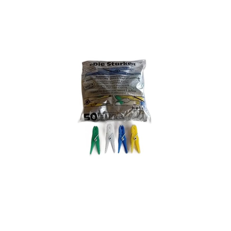 Heckelmann Helo Clothes Pegs The Strong Pack of 50