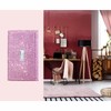 Shiny Pink Rhinestones Wall Plates Light Switch Decorative Cover Plate