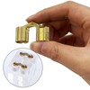 10Pcs Brass Barrel Hinges, Invisible Cabinet Furniture Hinges with 180