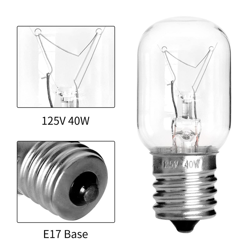 Belleone Microwave Light Bulb for Whirlpool, 8206232A Light Bulbs for