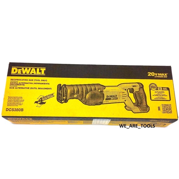NEW IN RETAIL BOX Dewalt DCS380B 20V Cordless Battery Reciprocating Saw 20 volt