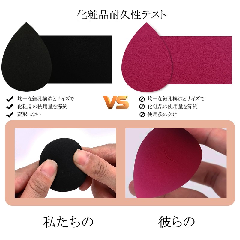 VXZOHOW Makeup Sponge, Multi-functional Makeup Sponge Puff Makeup Sponge, Wet