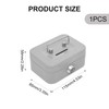 Small Cash Box, Lockable with Key, Lockable with Key, Portable