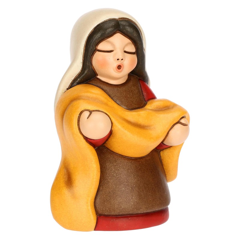 THUN - Red Ceramic Dealer, 5.4 x 4.3 cm, Height