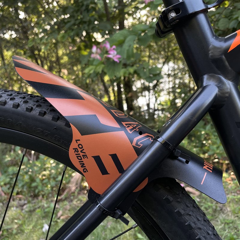 NICEDACK Mudguards Mountain Bike, 2 Pieces Mudguard Fit 20-29 Inch