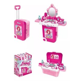 Innovaciones Beauty Set Tocador Maletin Maquillaje Transportable 3 En1