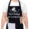 Xialvyu Funny Aprons for Men, MR Good Looking is Cooking,