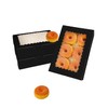 Gcardist 6Pcs Black Cookie Box with Window 22.9x15.2x6.4cm Pastry Macaron