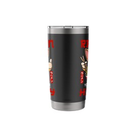 Ramen Noodle Bowl Love Japanese Kawaii Dog Corgi Ramen You Stainless Steel Insulated Tumbler