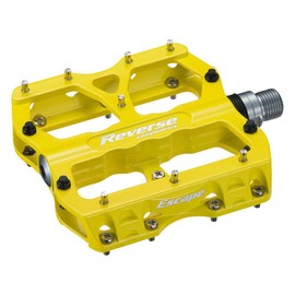Reverse Escape Flat Bicycle Pedal Yellow