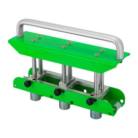 Bending Tool, Professional Metal Plate Bending Machine, Standing Seam Roofing Tools, Metal Edge Roller with Tin Snips, 3-Station Edge Bead Roller, Stable Even Bending, No Length Limit