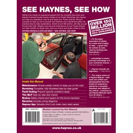 Toyota Avensis Petrol (98 - Jan 03) Haynes Repair Manual