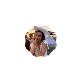 Cliory Weeding veil Bridal Veil White Veil Mouse Ear Headband Bachelorette Party veil Bridal Hair Accessories for Women and Girls