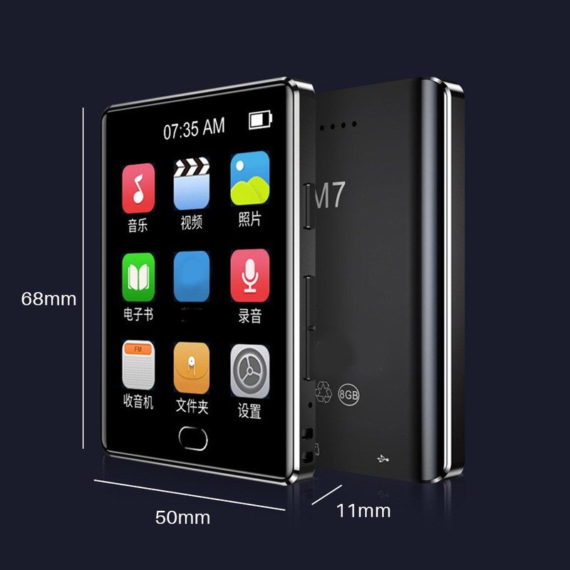 Bluetooth 5.0 MP3 Player 2.5 inch Sport Portable Lossless Sound