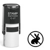 stampexpression - Not Tested on Animals Circle with Crossed-Out Bunny