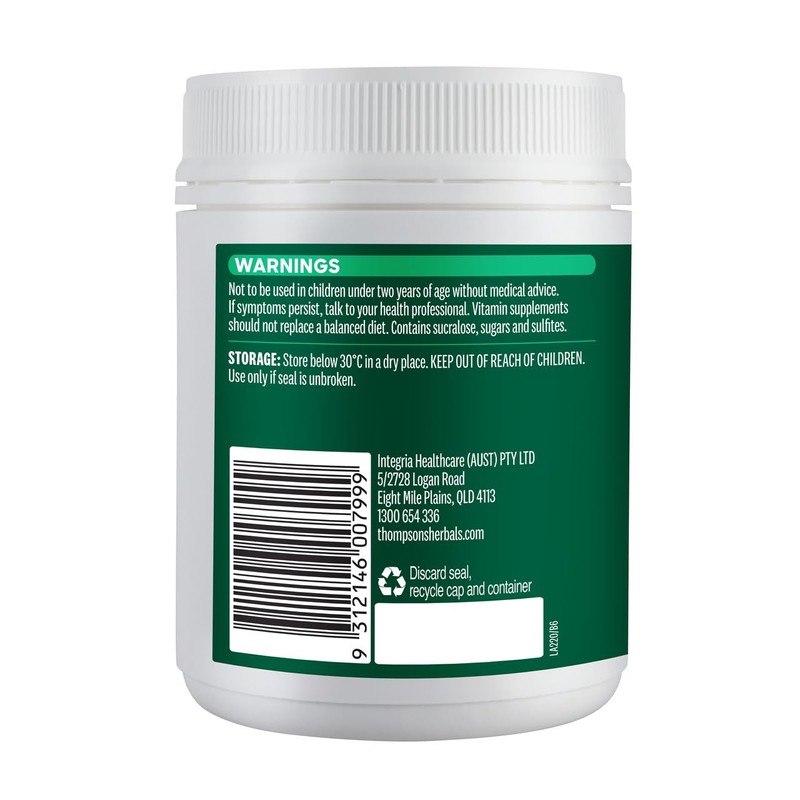 Thompson's Vitamin C 1000mg Chewable Tab X 150