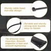 JLM MARINE 4 Pack 4 Inch Black Zip Ties UV