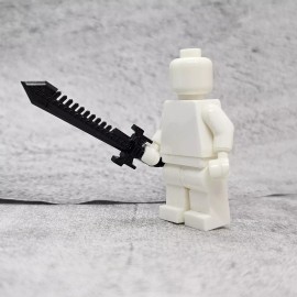 MuseBrickArts 5pack Serrated Sword Blocks Weapons Accessories for Minifigure A51019