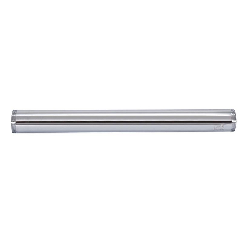 Eastman 35122, Chrome Heavy-Duty Threaded Tube, 12 inch Length