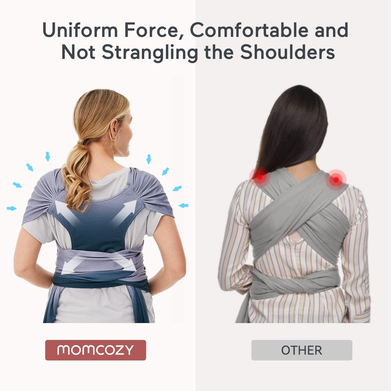 Correas portabebés ajustables para recién nacidos de hasta 50 libras