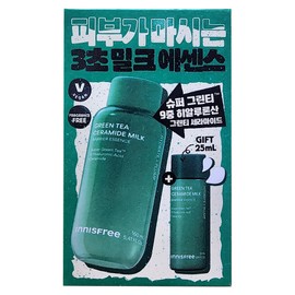 Innisfree Green Tea Ceramide Milk Essence 160ml+25ml / 이니스프리 그린티 세라마이드 밀크 에센스 160ml+25ml