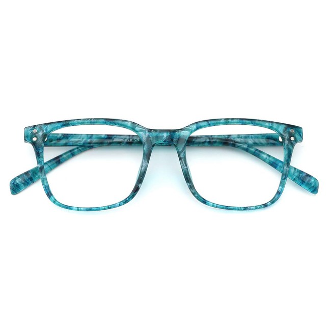 Mimoeye Reading Glasses Blue Light Blocking Eyeglasses Oversized Full Rimmed Frame for Women and Men