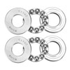 sourcing map 2 Pcs 51202 Axial Ball Bearings 15mm x