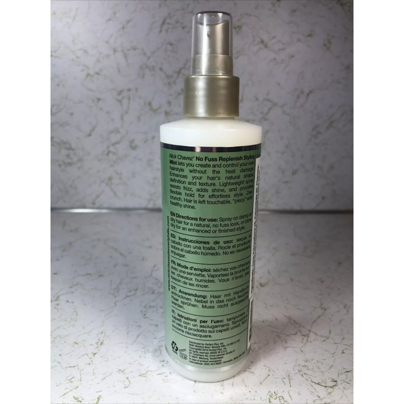 NICK CHAVEZ NO FUSS REPLENISH STYLING MIST EFFORTLESS STYLE 8