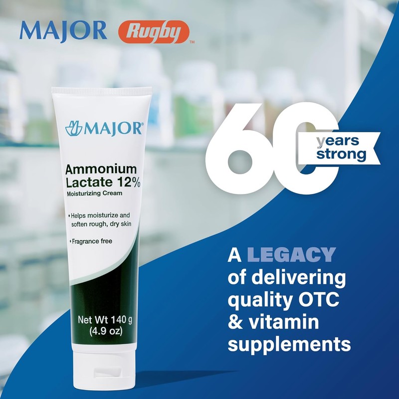 MAJOR Ammonium Lactate 12% Moisturizing Cream - Lactic Acid Cream