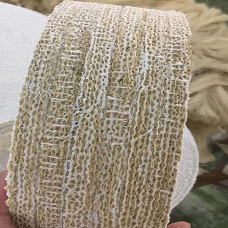 JUNLIXN 8 inch Extra Thick Rigid Sisal Buffing Wheel, 5/8