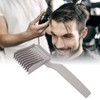 Fade Combs Tool for Men's,2pcs Curved Positioning Flat Top Hair