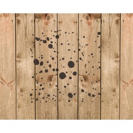 Splatter Stencil, Reusable Stencil For Painting, 805 - 5x5 inch stencil