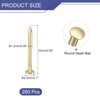 sourcing map 280Pcs Small Tiny Nails 1.2x15mm(DXL) Tiny Brass Nails