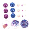 OHPHCALL 6 Pack Multi-Function Nail Art Stickers Charms Adornments Nail
