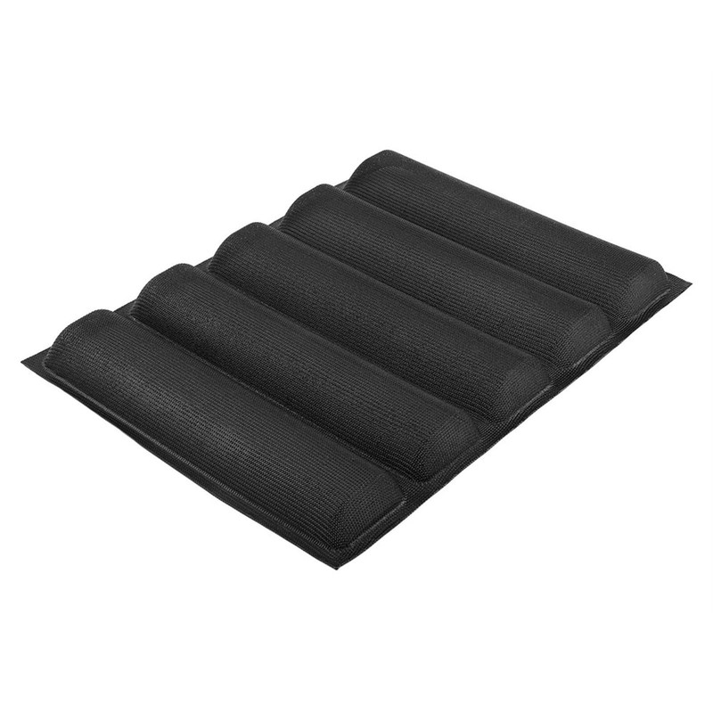 Moldes de Pan de Forma Oblonga de Silicona Baguette Pan