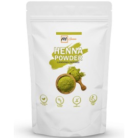 100% Natural Henna Powder Pure Lawsonia Inermis For Hair Dye and Color | No Gluten | No Parabens | No Fillers | No Sulfates | No PPD or Any Chemicals for Healthy Hair Care 0.50 LBS 227 GMS