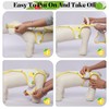 QBLEEV Dog Diapers Female Washable Sanitary Pantie with Adjustable Suspender,
