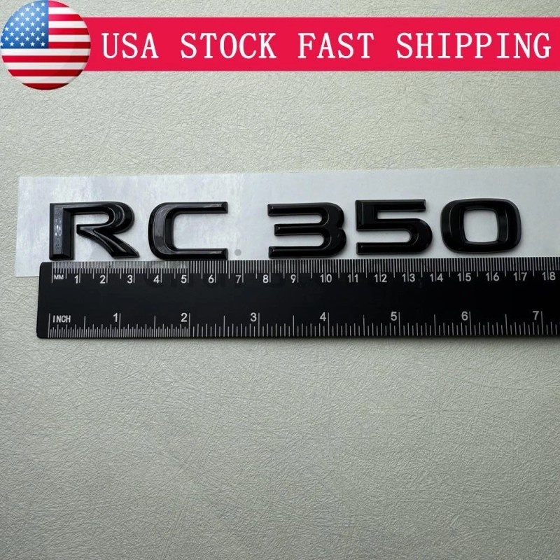For RC350 RC 350 Letter Trunk Lid Badge Emblem Car
