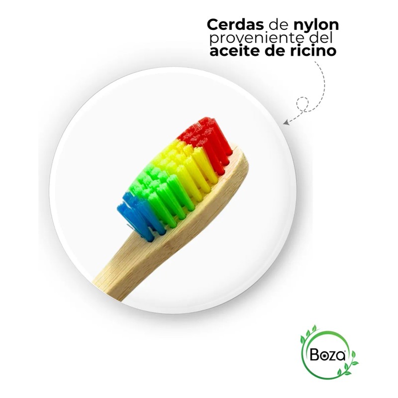 Cepillo De Dientes Bambu Biodegradable Ecologico Adulto