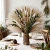 Olive Green Pampas Grass Decor 80Pcs