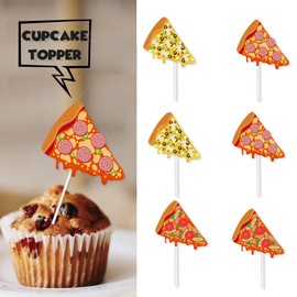 S-Cp-0457 ce Cream Fruit Dessert Cupcake Topper Colorful Glitter Happy Birthday Sensory Pop Game Theme Decor Supplies Baby Shower Boys Girls Birthday Party Decorations