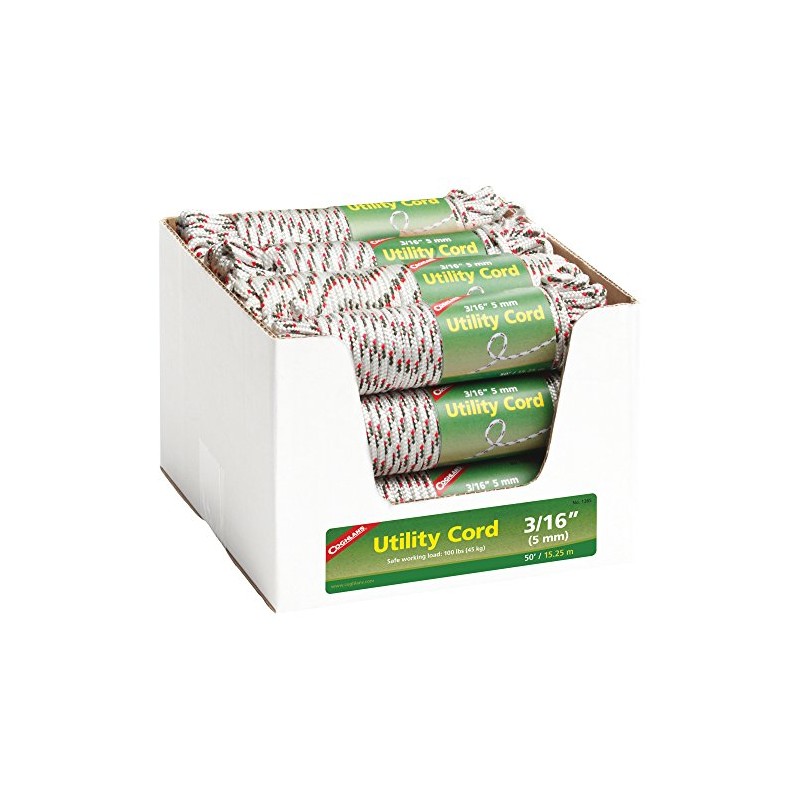 Coghlan's Utility Cord 5mm - Multipurpose Woven Polypropylene Rope for