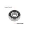 sourcing map 6202-12-2RS Deep Groove Ball Bearing 12x35x11mm Double Sealed