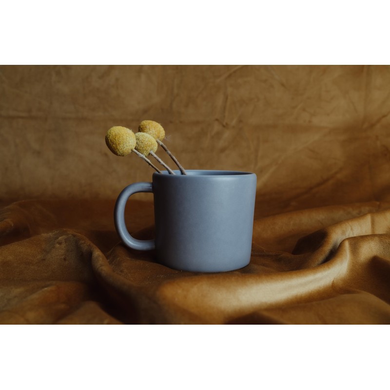 SALZKAMMERGUT KERAMIK Wersin Coffee Bowl with Handle 0.25 L (Dark