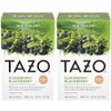Tazo Foragers Elderberry Blackberry Herbal Tea 16 Count Tea Bags.